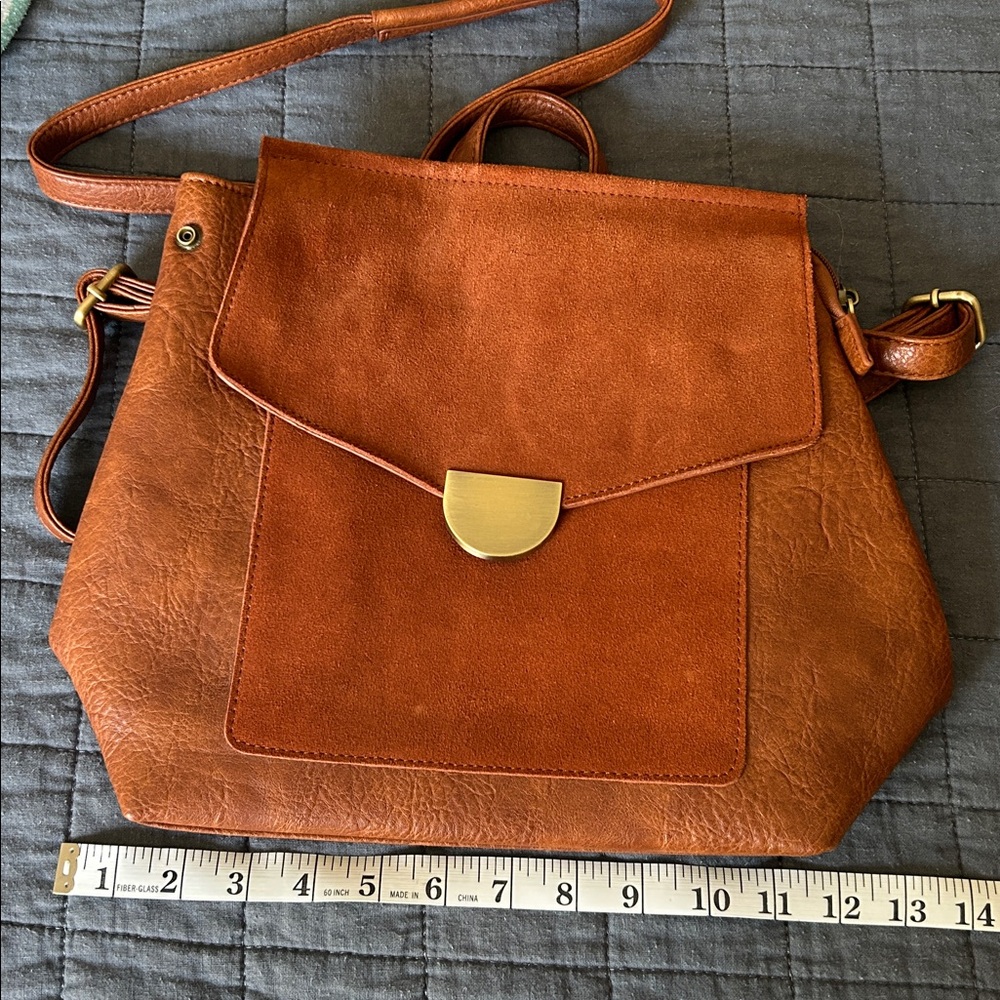 Stylish Brown Backpack - Picture 3 of 8
